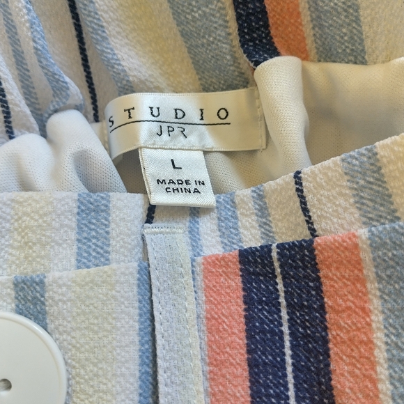 NWOT. STUDIO JPR WIDE LEGGED LINED PANTS L - Picture 4 of 4